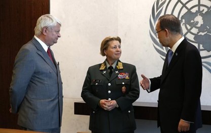 Tổng thư ký Ban Ki-moon ra quyết định bổ nhiệm Thiếu tướng Kristin Lund.